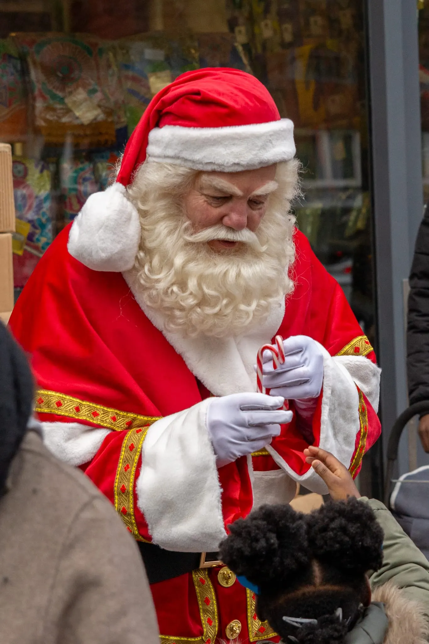 Bezoek van de Kerstman