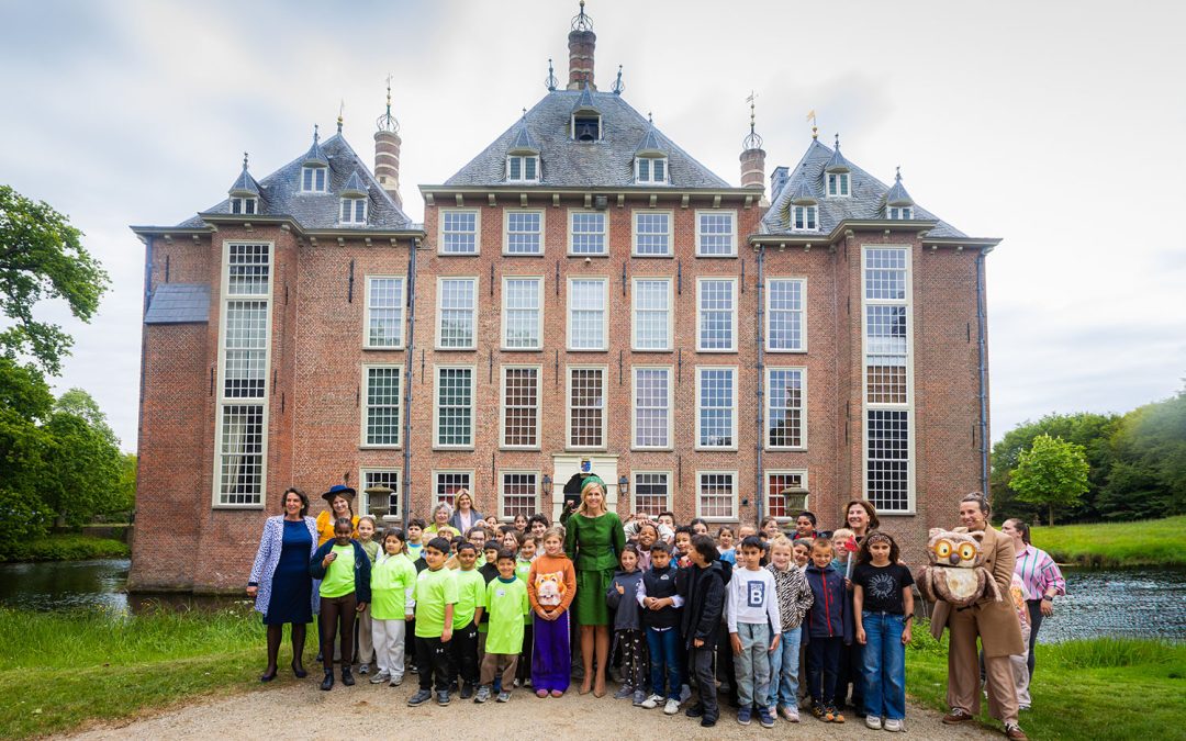 Koningin Maxima bezoekt Kasteel Duivenvoorde