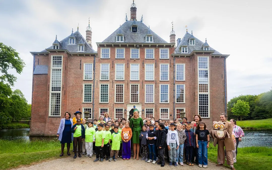 Koningin Maxima bezoekt Kasteel Duivenvoorde