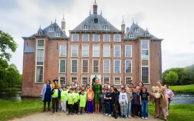 Koningin Maxima bezoekt Kasteel Duivenvoorde